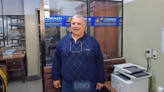 Orlando Vera fue cartero durante 30 años en Paraná.