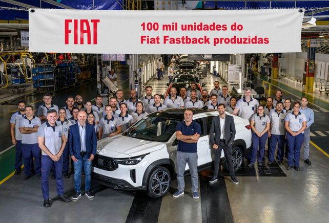 Fiat celebró a lo grande la producción 100.000 del Fastback.