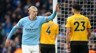 Haaland convierte su primer triplete del año en el triunfo de Manchester City