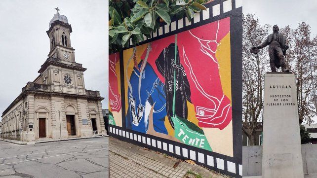 La iglesia de Rosario está dedicada a la Virgen del Rosario y fue construida en 1896. La ciudad tiene más de 57 murales que representan eventos históricos y personajes.