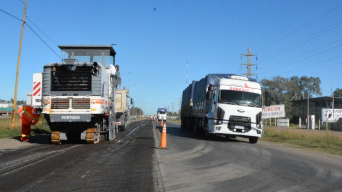 Vialidad Nacional comenzó a reparar la ruta 33 en Firmat