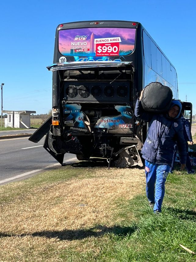 Unión emitió un parte oficial por el accidente del micro