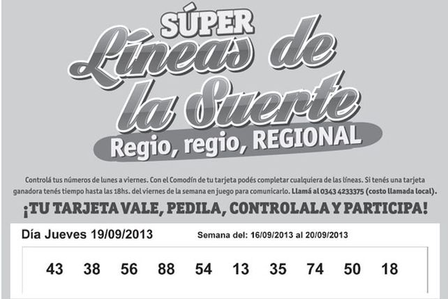 Seguí jugando con las Súper Líneas de las Suerte