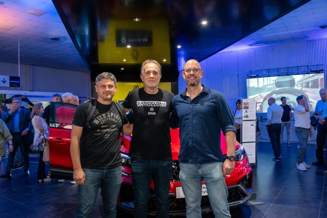Gustavo Conti, Andrés Mancini y Gerardo Seghezo