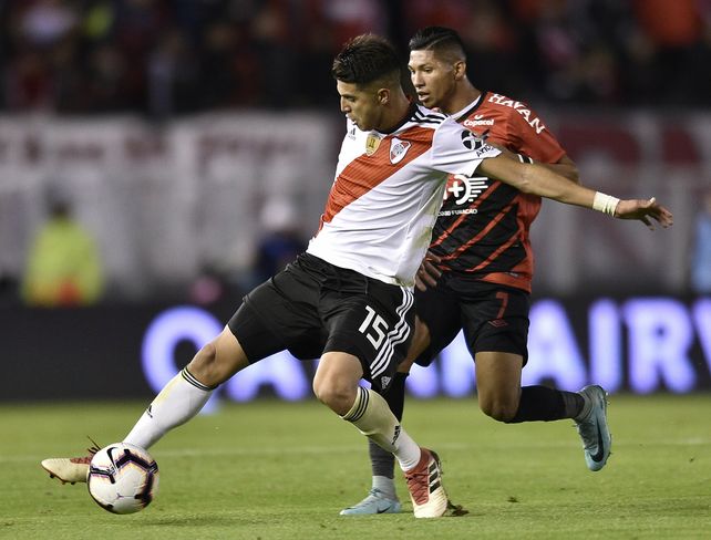 El volante de 20 años se lesionó en el partido de River ante Paranaense.&nbsp;