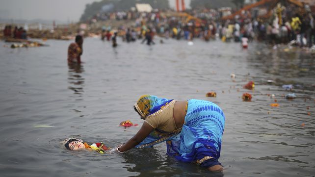 India celebra el Durga Puja, el festival en el que el bien triunfa sobre el mal