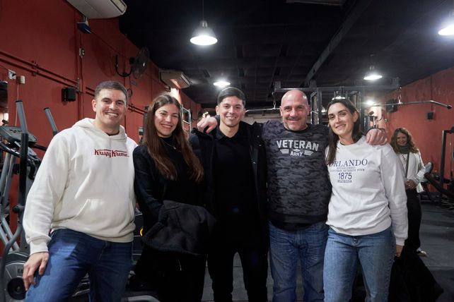 Marcos, Ana Lucía, Franco Redolfi, Cristian Scicchitano y Florencia Blanco 
