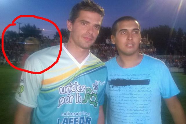 Misteriosa imagen aparecida en una foto de Fernando Gago