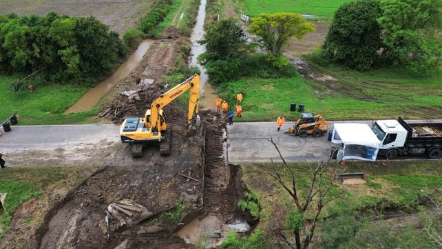 La ruta nacional 34 permaneció ocho días cortada por el colapso de una alcantarilla a la altura de Lehmann. La solución llegó de la mano de la provincia y es provisoria hasta tanto se ejecute una reparación definitiva.