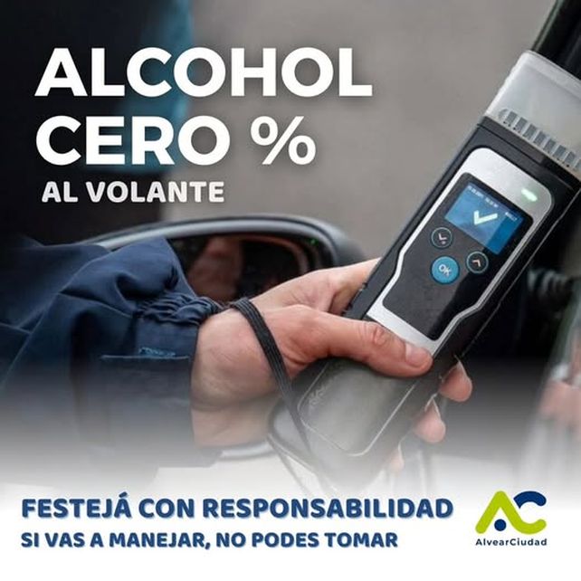 Alvear refuerza los operativos de alcoholemia de cara a las fiestas de Navidad y Año Nuevo