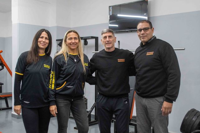 Laura Gilotti, Vilma Folch, Guido Pérez y Germán Cagnola