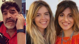 Maradona dejó una cláusula para que Dalma y Gianinna puedan utilizar su marca