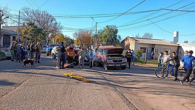 Triple choque con dos internados con importantes lesiones