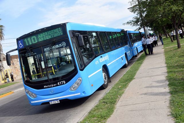 Sobre ruedas. Las nuevas unidades que se presentaron días atrás de la firma Rosario Bus.