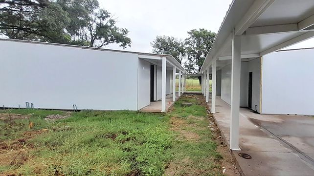 La obra de residencia estudiantil de la Agrotécnica Nº 39 de Villa Urquiza incluye habitaciones con sanitarios