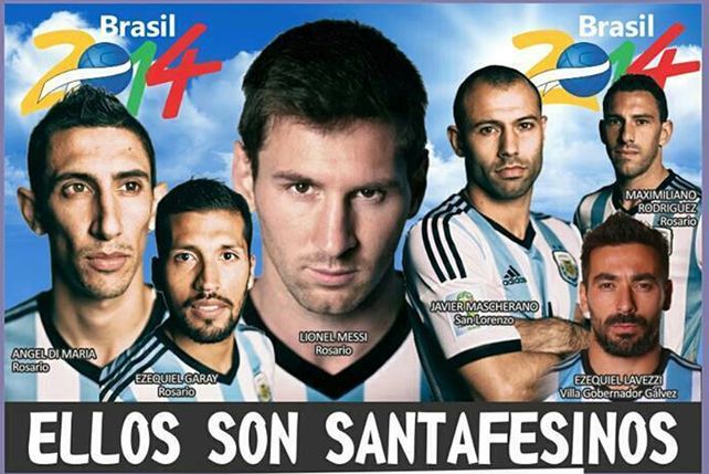 Este es el afiche que circula en las redes sociales de los santafesinos en la previa de la gran final.