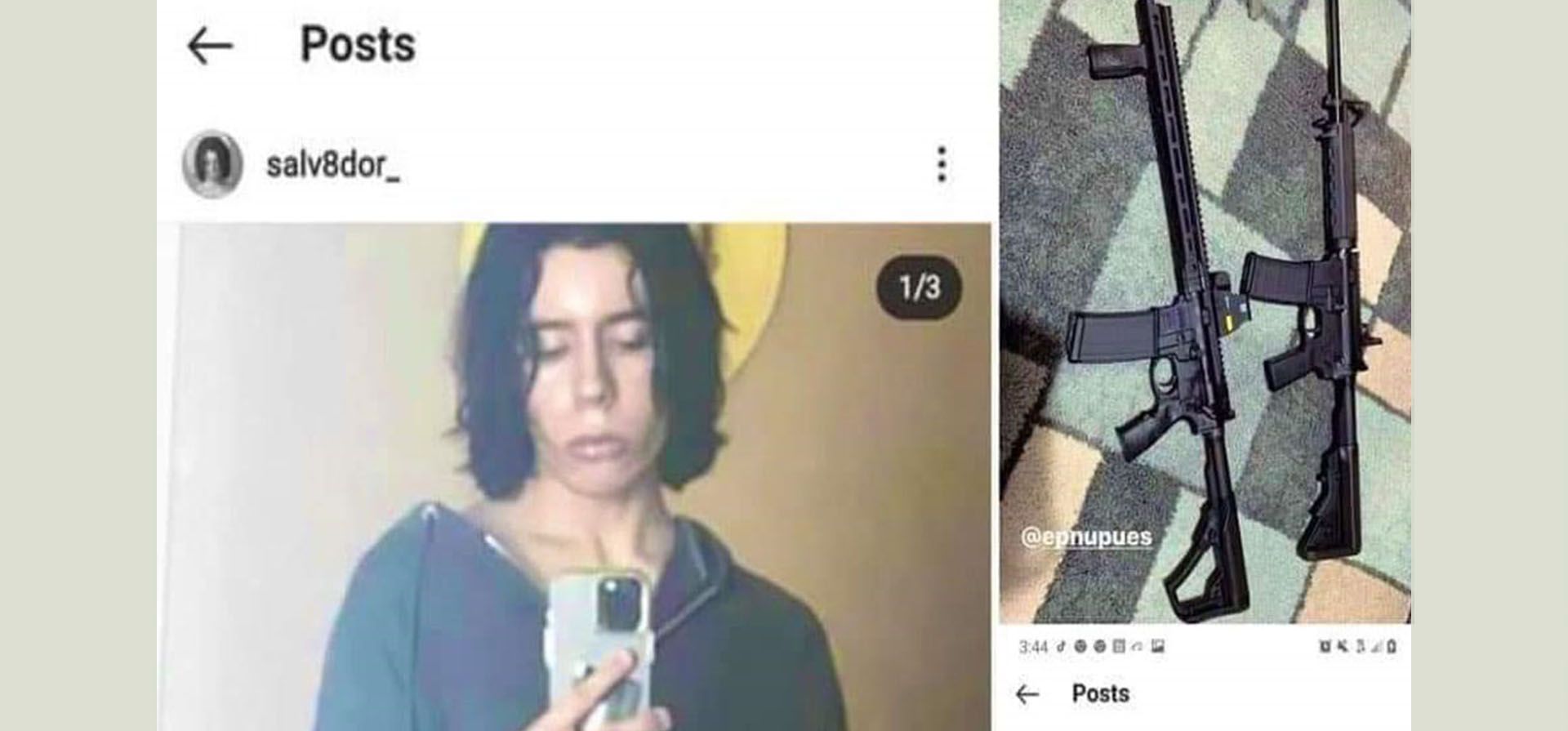 El joven de 18 años sospechoso de ser el atacante que abrió fuego en una escuela primaria de Uvalde, Texas, en el que murieron al menos 19 alumnos y dos maestros, falleció tras el ataque. Las autoridades lo identificaron como Salvador Ramos.