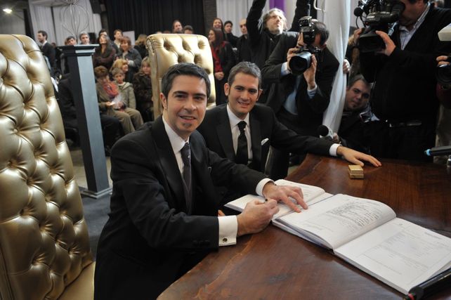 A poco de sancionarse la ley de matrimonio igualitario
