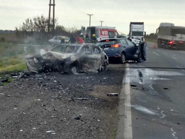 Cinco heridos tras un impactante choque frontal en la ruta 34, a la ...