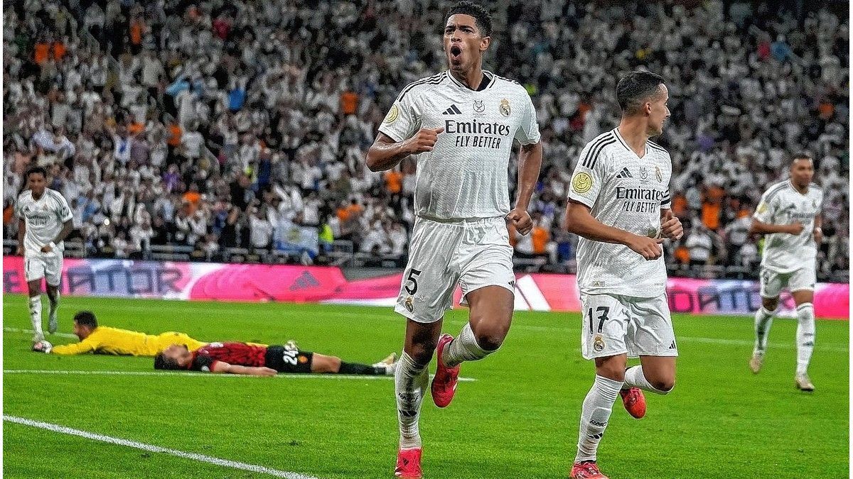 Real Madrid goleó a Mallorca y es finalista de la Supercopa de España