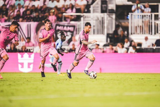 Messi volvió a ser titular en Inter Miami.