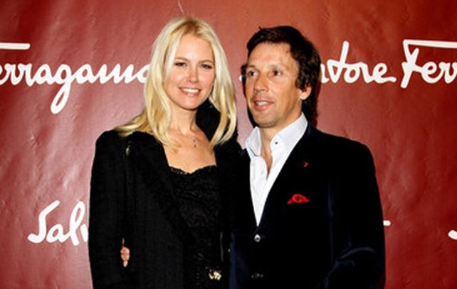 La modelo Valeria Mazza y su esposo Alejandro Gravier.