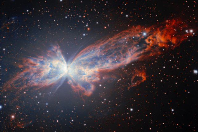 Arte cósmico: Chile logró una imagen sorprendente de la Nebulosa de la Mariposa