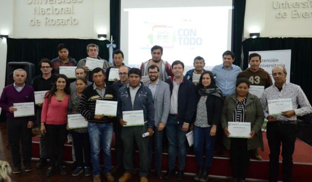 De marca. La provincia entregó la certificación a los productores.