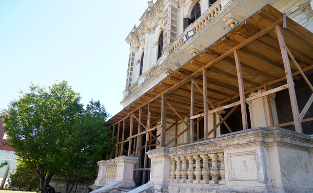 Las fachadas de la vieja casona serán remodeladas en 2023 después de 25 años.&nbsp;