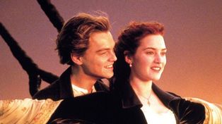 Leo DiCaprio y &nbsp;Kate Winslet en Titanic.
