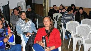 Las mujeres que estuvieron presente en la reunión de la Liga Paranaense