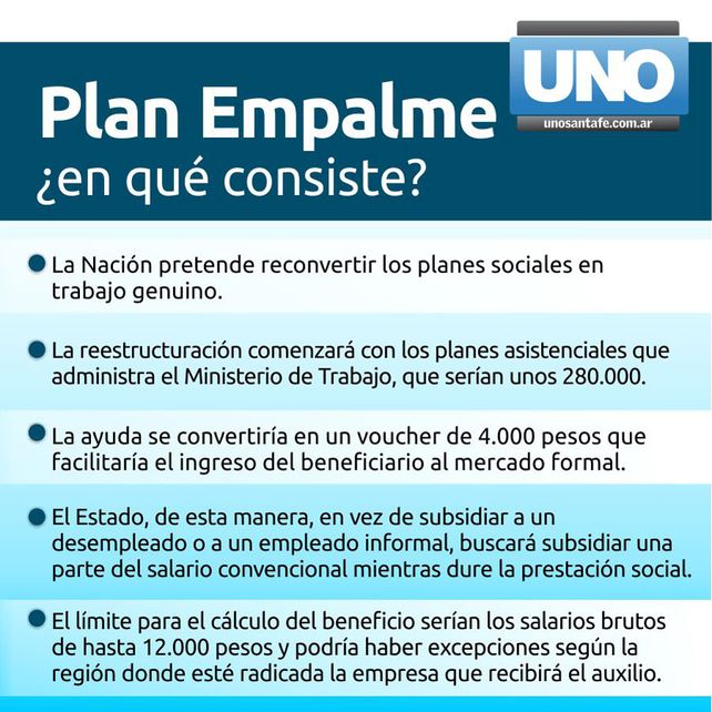 Macri anunció un plan empalme para que las empresas tomen a quienes tienen planes sociales