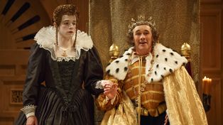 El actor Mark Rylance, como Ricardo III de Shakespeare, en el Belasco Theatre de Nueva York en 2013.