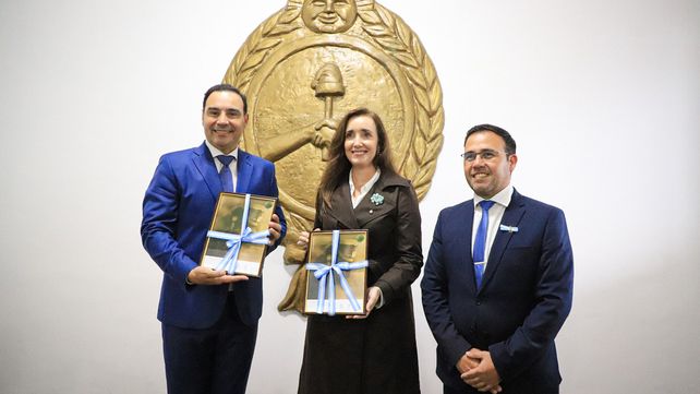 Los actos contaron con la presencia de la vicepresidenta de la Nación Victoria Villarruel