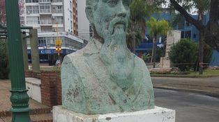 Restaurarán el busto de Leandro N. Alem
