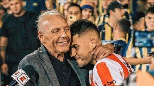Nacho Russo junto a su padre.