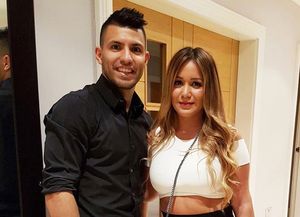 Karina festejó sus 31 años junto al Kun Agüero