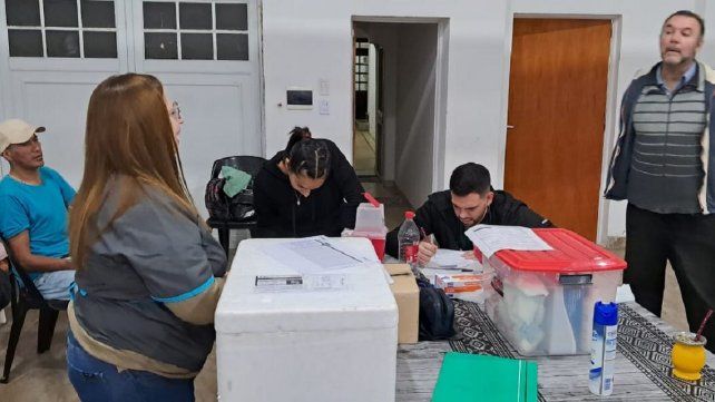 La Municipalidad de Paraná vacunó a personas en situación de calle.