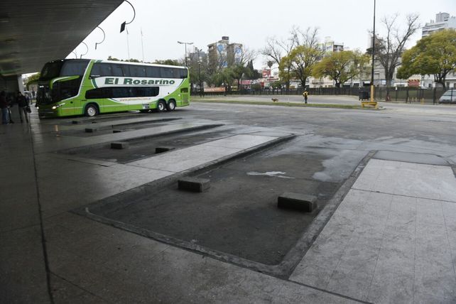 Esta mañana hubo poca actividad en la terminal rosarina.&nbsp;