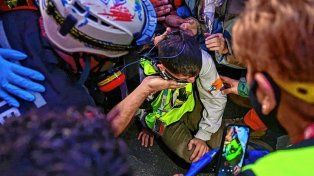 Incidentes en la marcha de jubilados: trasladaron a un periodista herido