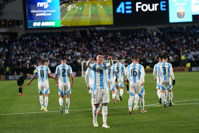La Selección Argentina ganó con comodidad. Enzo Fernández marcó para el combinado nacional.