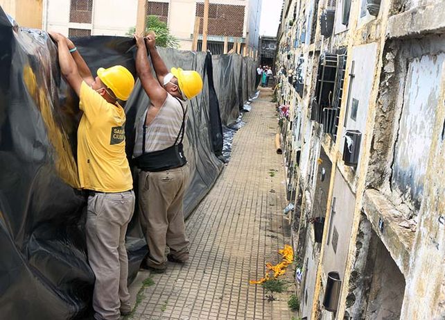Piden garantías en la entrega de los restos de la sección 126 del Cementerio