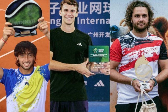 Tirante, Cerúndolo y Trungelliti, los campeones del fin de semana Tirante, Cerúndolo y Trungelliti, los campeones del fin de semana