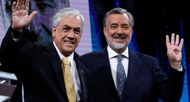Piñera (a la izquierda) venció a Guillier (derecha) y volverá a ser presidente de Chile.