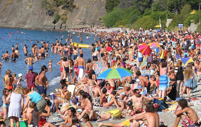 Pleno sol. Bariloche