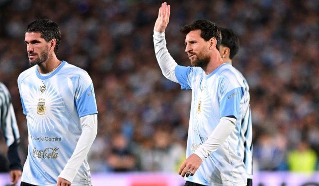 Messi en su último partido.