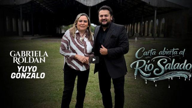 Estrenaron el videoclip Carta abierta al río Salado con Gabriela Roldán y Yuyo Gonzalo