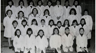 Graciela, en el Colegio Asunción, donde fue docente de 1º, 5º, 6º y 7º grado hasta 1977 cuando la dictadura la desapareció.&nbsp;