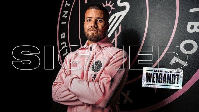 Marcelo Weigandt fue presentado como nuevo refuerzo del Inter Miami.