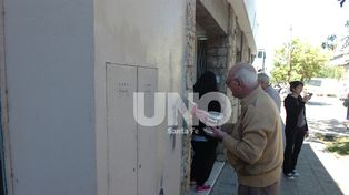 El Inadi realizó un desagravio por las pintudas sufridas en el Día de la Memoria